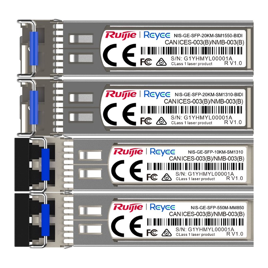 Module quang công nghiệp Ruijie NIS-GE-SFP-20KM-SM1310-BIDI