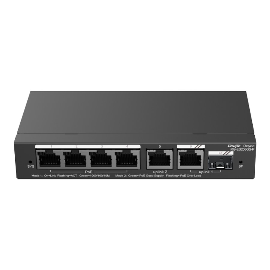 Switch Ruijie RG-ES206GS-P