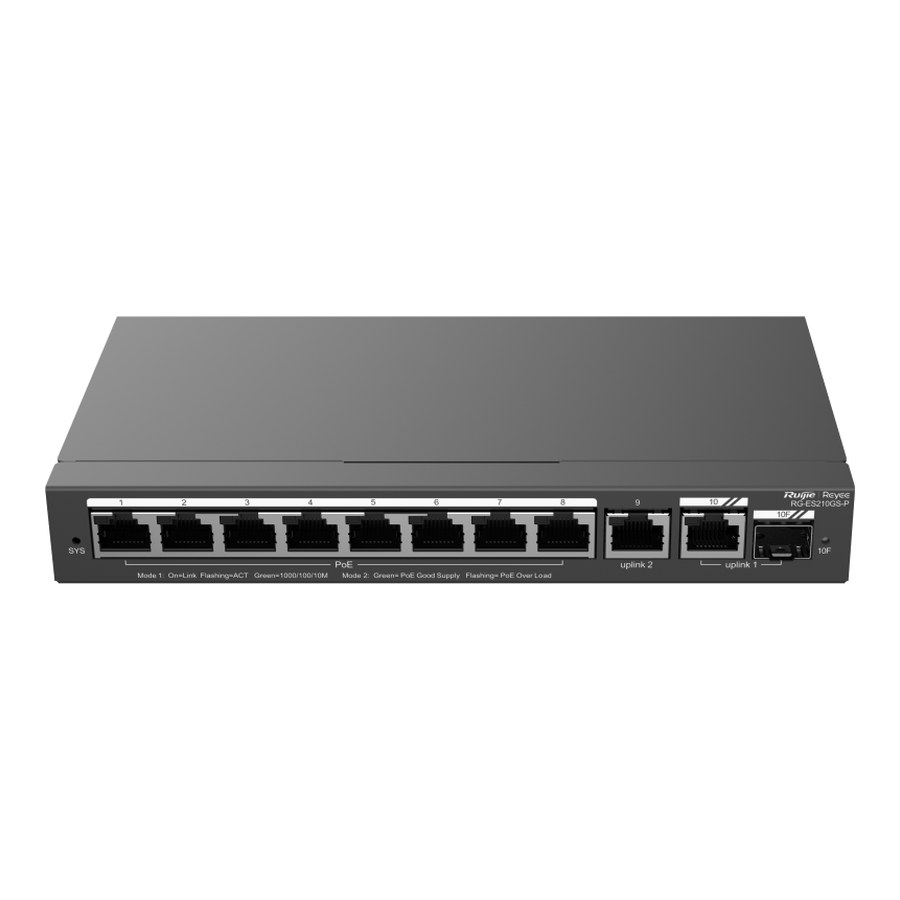 Switch Ruijie RG-ES210GS-P
