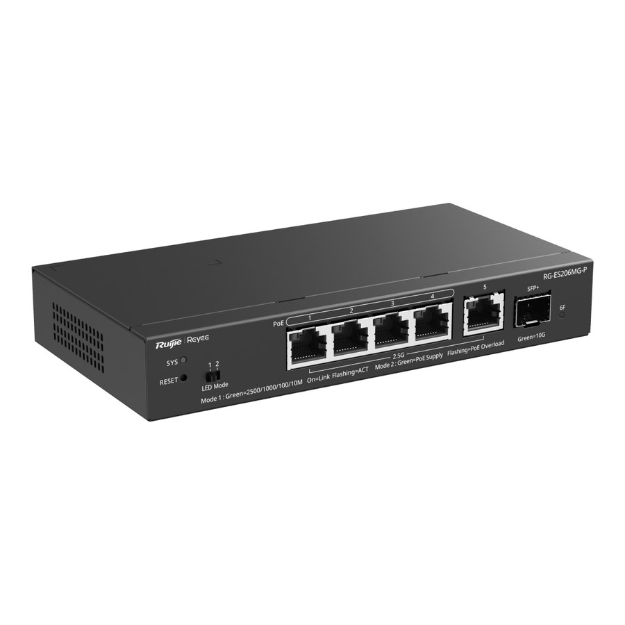 Switch Ruijie RG-ES206MG-P