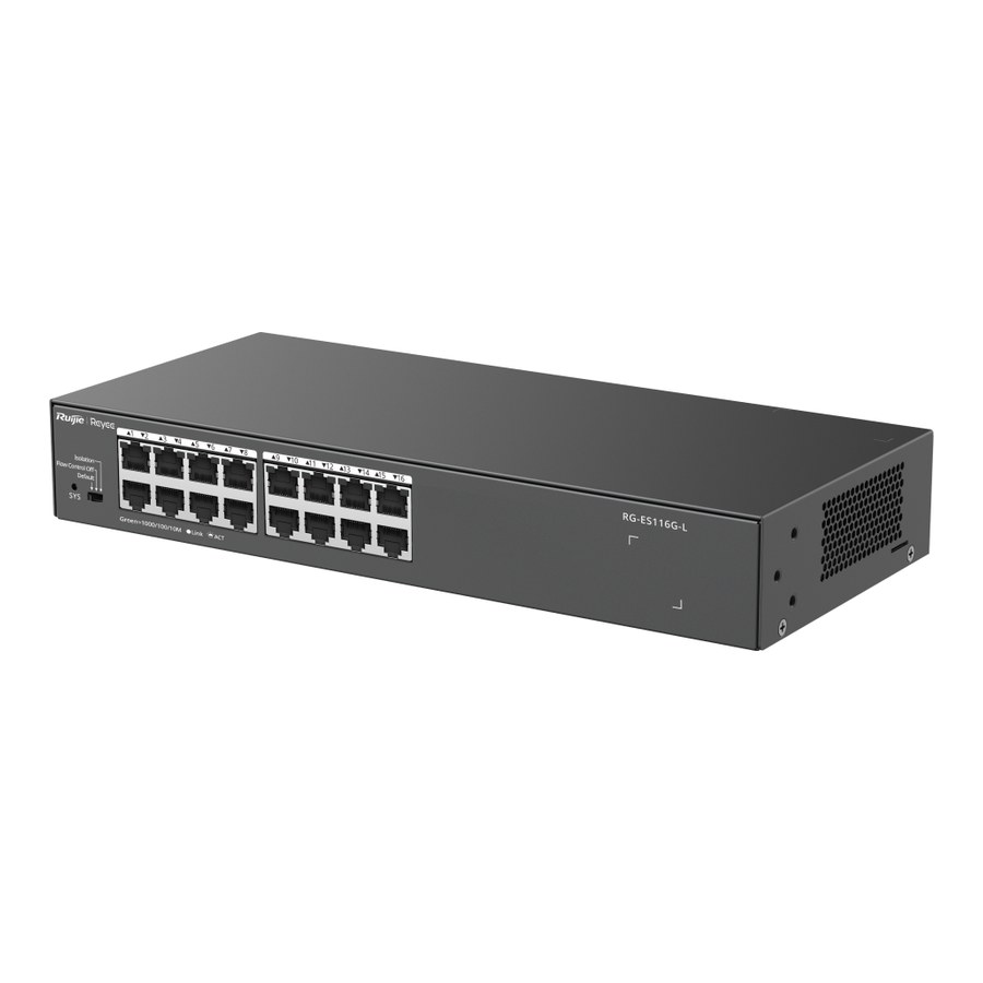 Switch Ruijie RG-ES116G-L