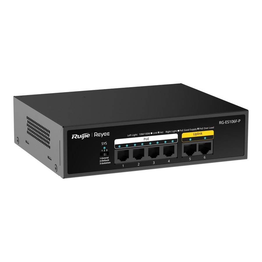 Switch Ruijie RG-ES106F-P