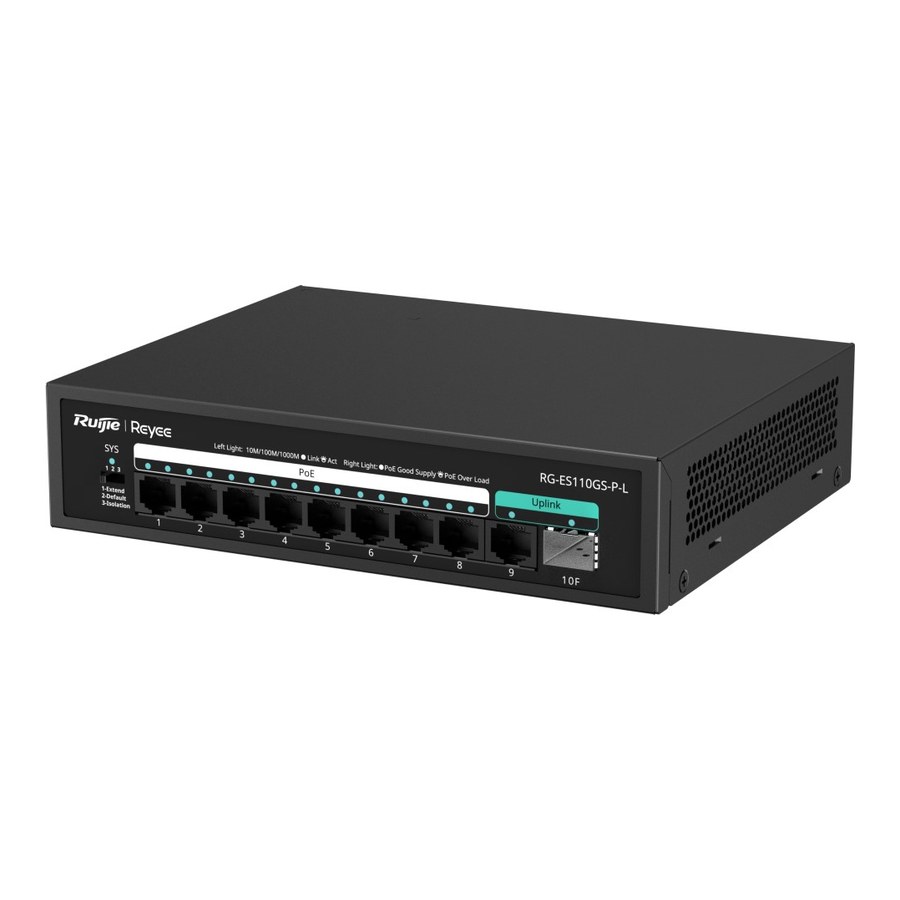 Switch Ruijie RG-ES110GS-P-L