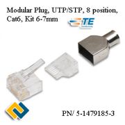 Modular Plug UTP/STP 8 position Cat6 Kit 6-7mm