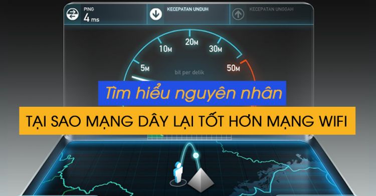 Tại sao mạng dây lại tốt hơn mạng Wifi?