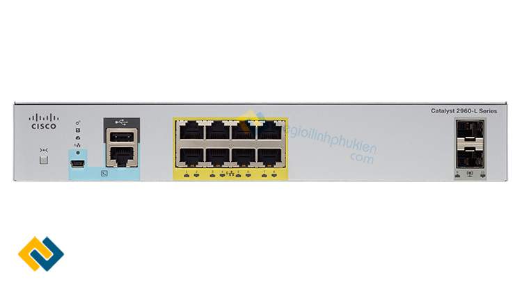 Switch Cisco WS-C2960L-8PS-LL Catalyst 2960L 8 port GigE PoE 67W, 2 x 1G SFP, LAN Lite