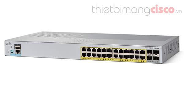 Switch cisco WS-C2960L-24TS-AP Catalyst 2960L 24 port GigE, 4 x 1G SFP, LAN Lite