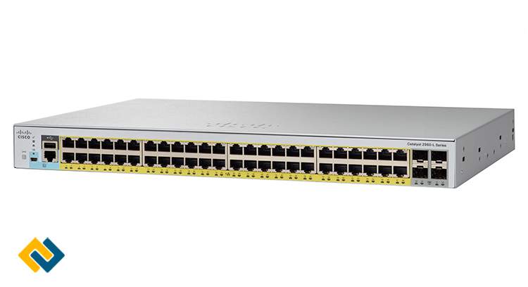 Cisco WS-C2960L-48PS-LL Catalyst 2960L 48 port GigE PoE 4 x 1G SFP LAN Lite