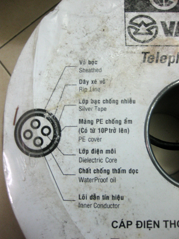 CAP MANG SINO CHINH HANG, DAY MANG SINO 8 LÕI ĐỒNG, CAP MANG SINO GIA RE