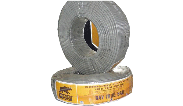 Cáp mạng Vinacap 4 đôi chống nhiễu, dây mạng vinacap bọc bạc chống nhiễu đi âm tường