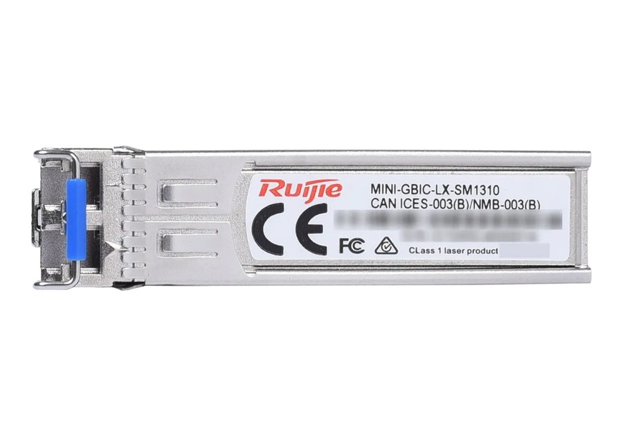 MINI-GBIC-LX-SM1310 nhìn từ trên xuống thân module SFP