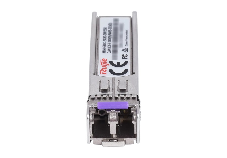 MINI-GBIC-ZX80-SM1550 nhìn thẳng vào đầu nối LC, module 1550 nm 80 km