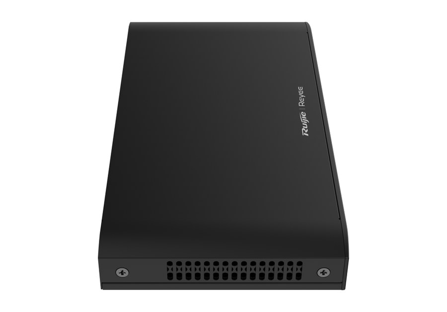 RG-EG105G-V3 nhìn từ cạnh bên, router để bàn tản nhiệt tự nhiên