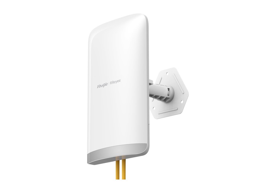 Cầu nối RG-EST350 V2 nhìn nghiêng cùng giá lắp, ảnh chính hãng