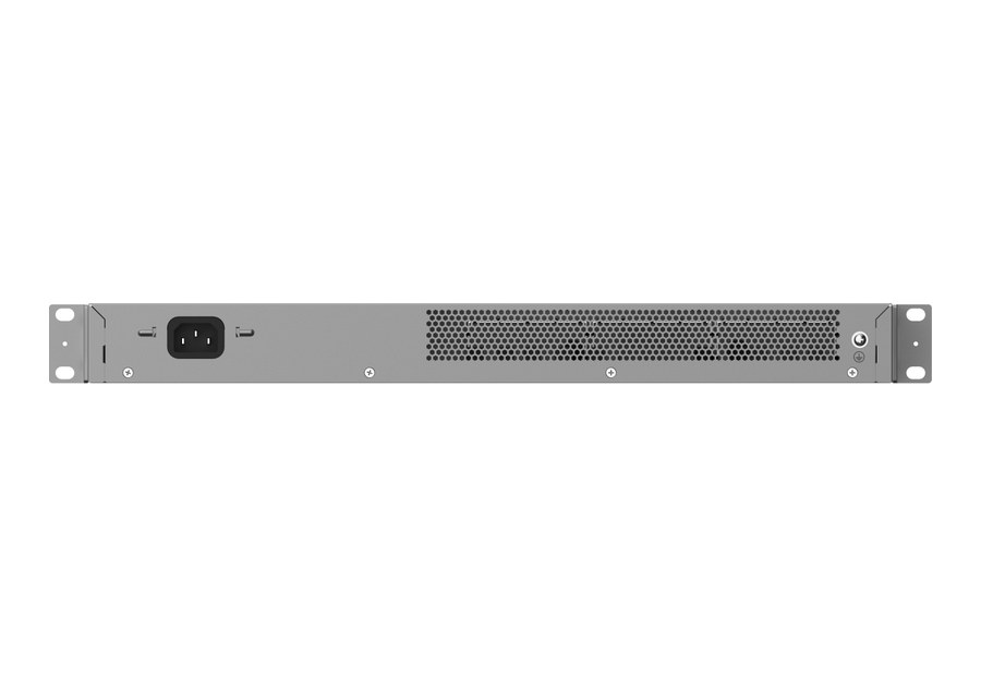 Mặt sau RG-NBS3100-24GT4SFP-V2, nguồn AC 100–240 V, ảnh chính hãng