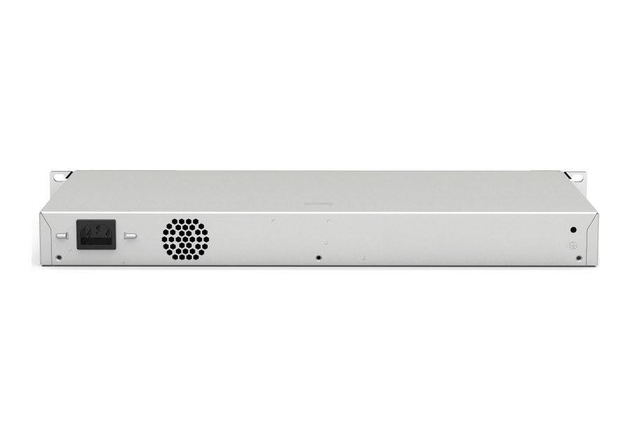 Mặt sau RG-NBS3200-24GT4XS, nguồn AC 100–240 V cố định