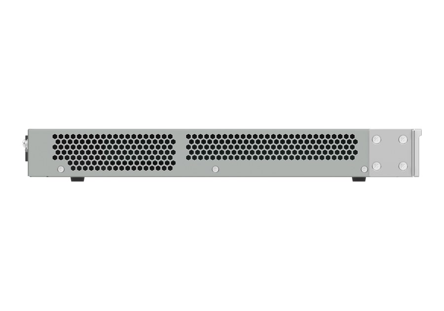 Cạnh bên RG-NBS5200-48GT4XS-UP với tai gắn tủ rack và khe gió