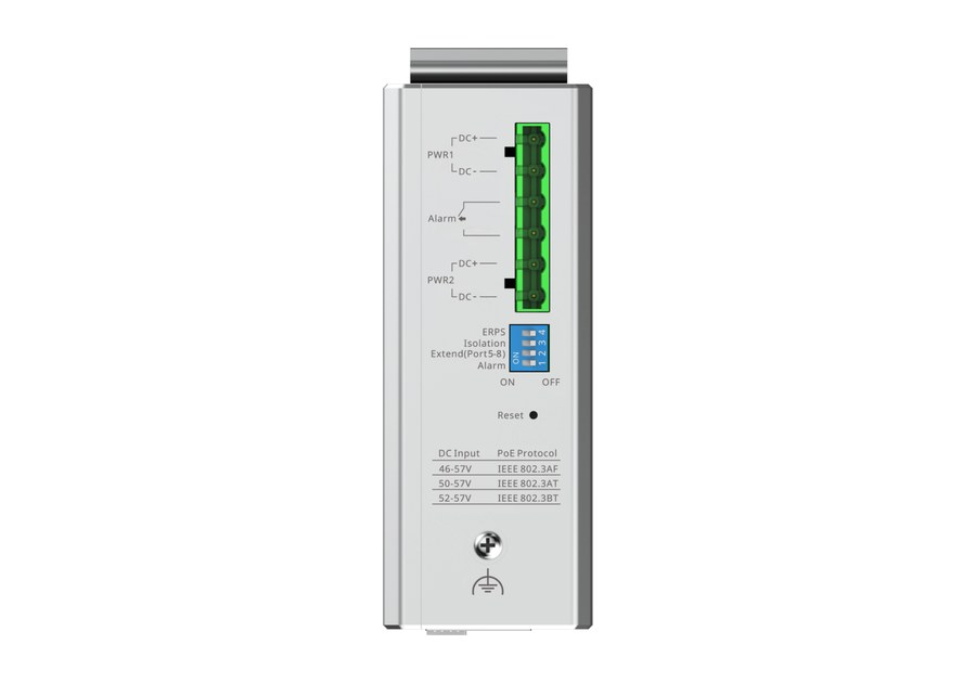 RG-NIS2100-8GT2SFP-HP nhìn từ mặt trên, ảnh chính hãng của Ruijie