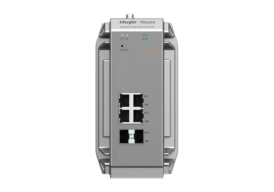 RG-NIS3100-4GT2SFP-HP nhìn thẳng mặt trước, ảnh chính hãng Ruijie