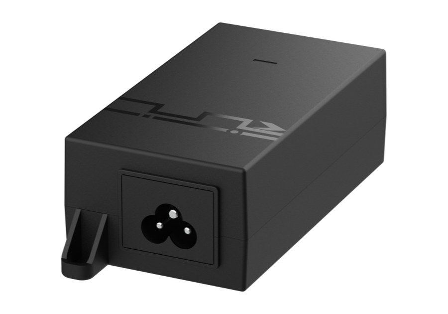 RG-POE-AF15 nhìn từ đầu cắm điện AC IEC-320 C8 theo datasheet