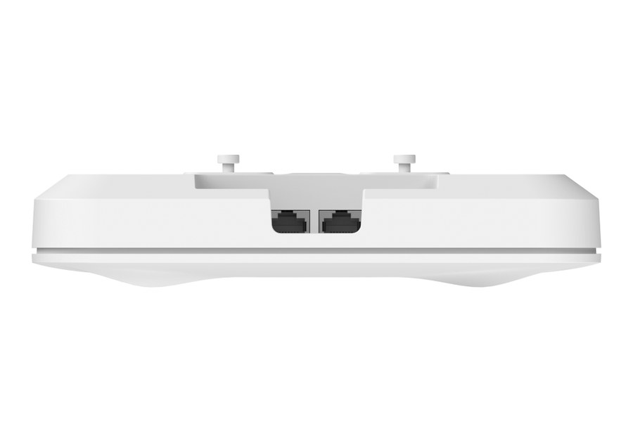 Ruijie RG-RAP2200(E) nhìn ngang từ cạnh có cổng, ảnh của hãng