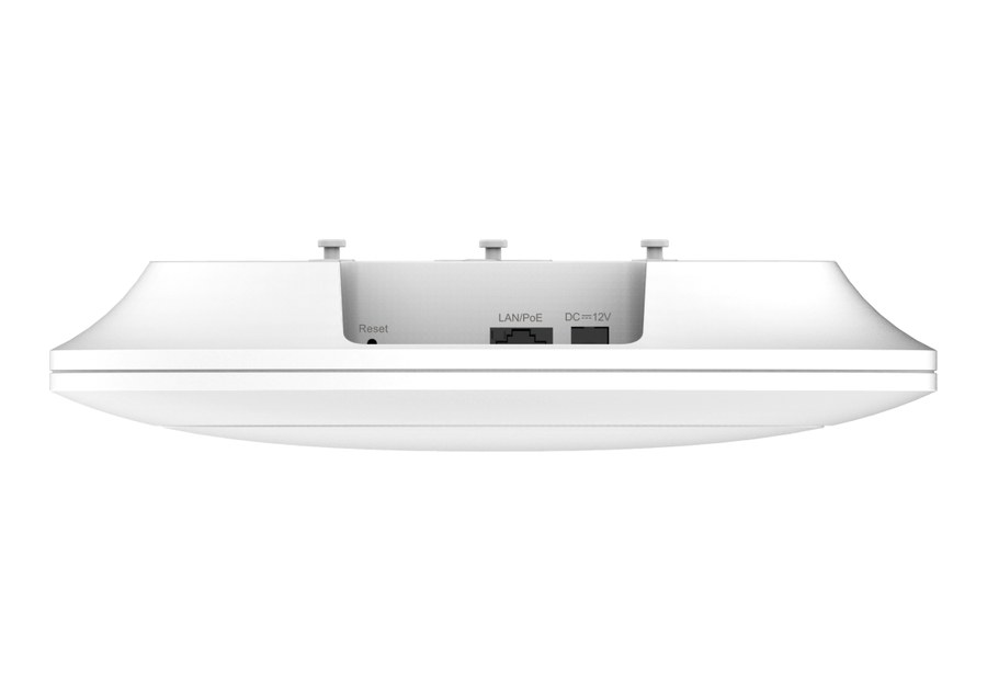 RG-RAP2266 nhìn ngang từ cạnh có cổng, cao 52,6 mm theo datasheet