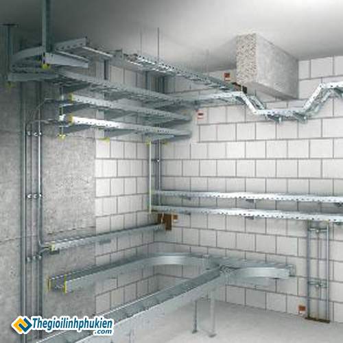 M&aacute;ng c&aacute;p W200xH100x1mm c&oacute; nắp